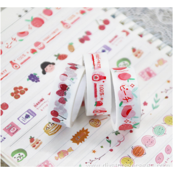 Cartoon Tape 60 Rolls DIY Decorative Stickers Box